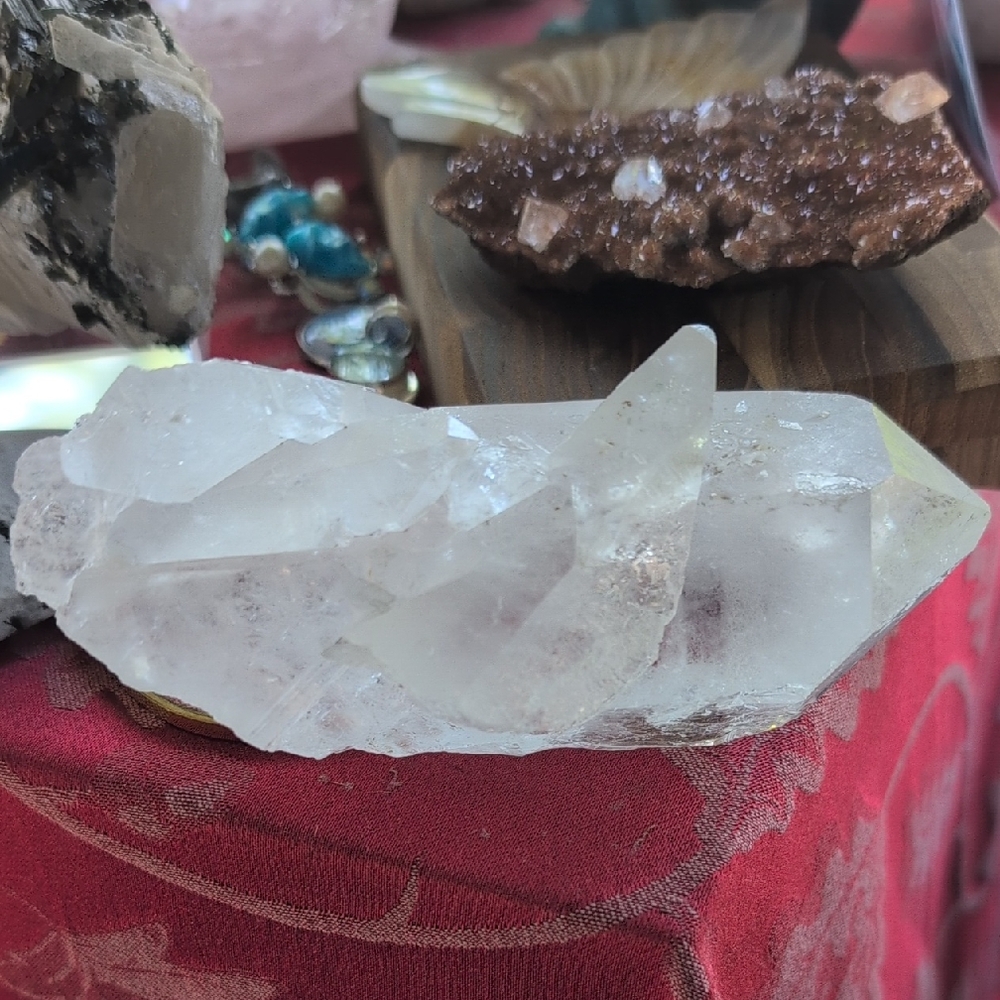 Clear Quartz Lemurian Double Terminated infarcted Zitoid